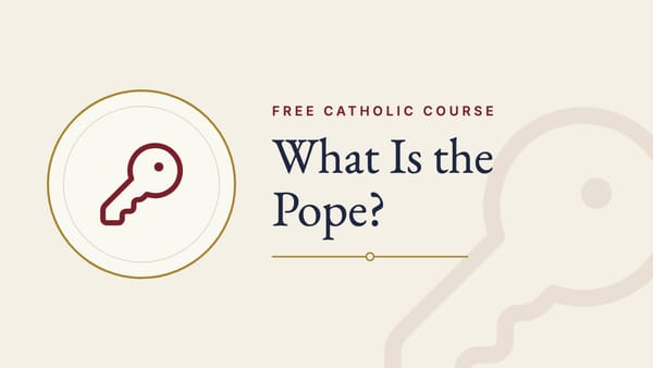 What Is the Pope?